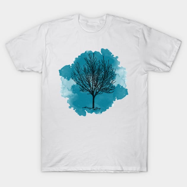 Be a tree alone in the winter soltice T-Shirt by faithfullyyours